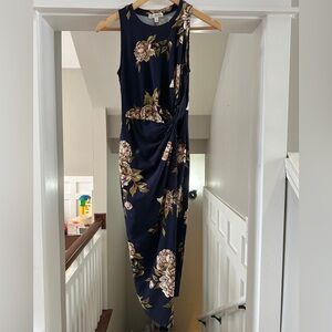 Nine Britton Navy Floral Dress Size XS